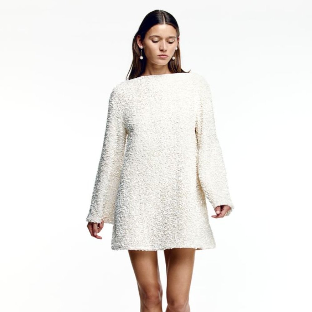 H&M Sequin Bow Dress XS - NWT